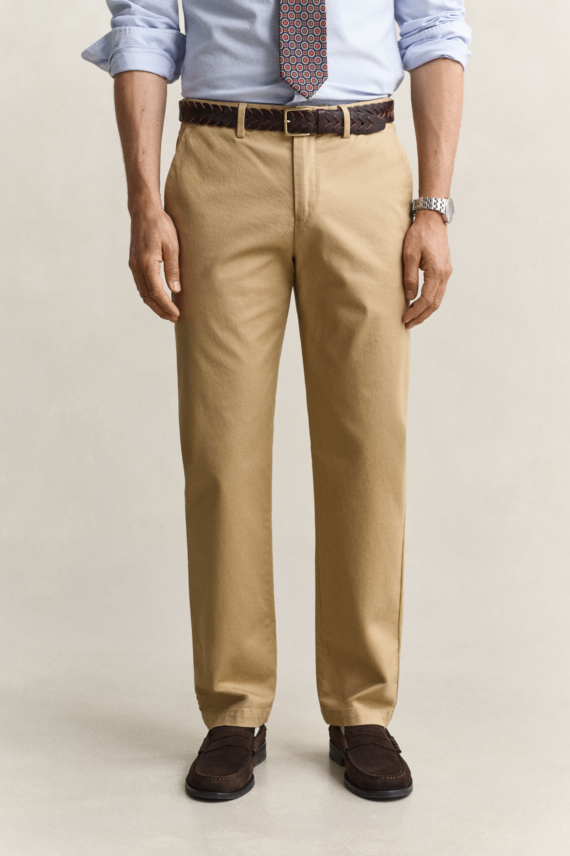 Calças chino elegantes regular fit