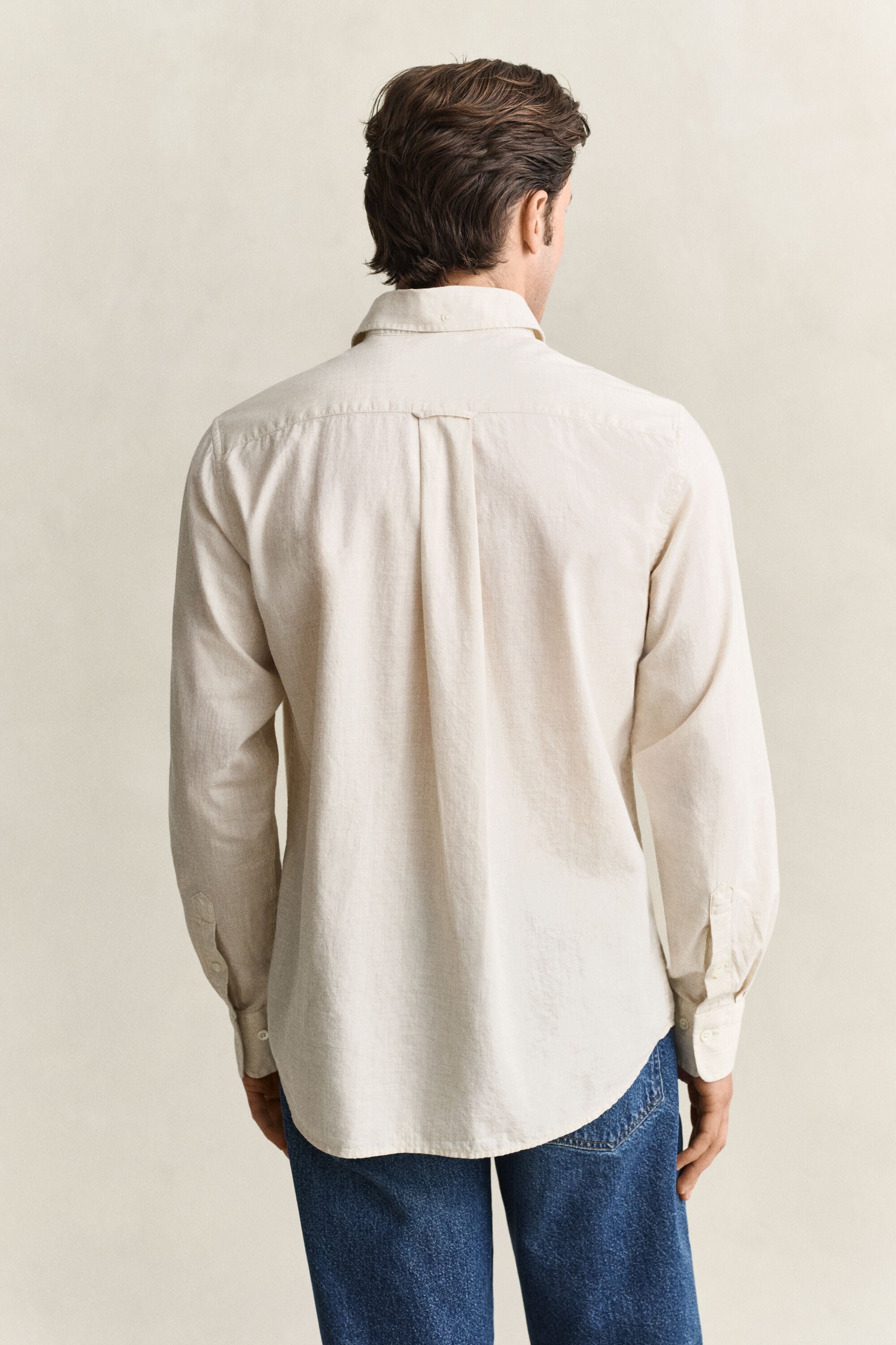 Camisa em algodão e caxemira