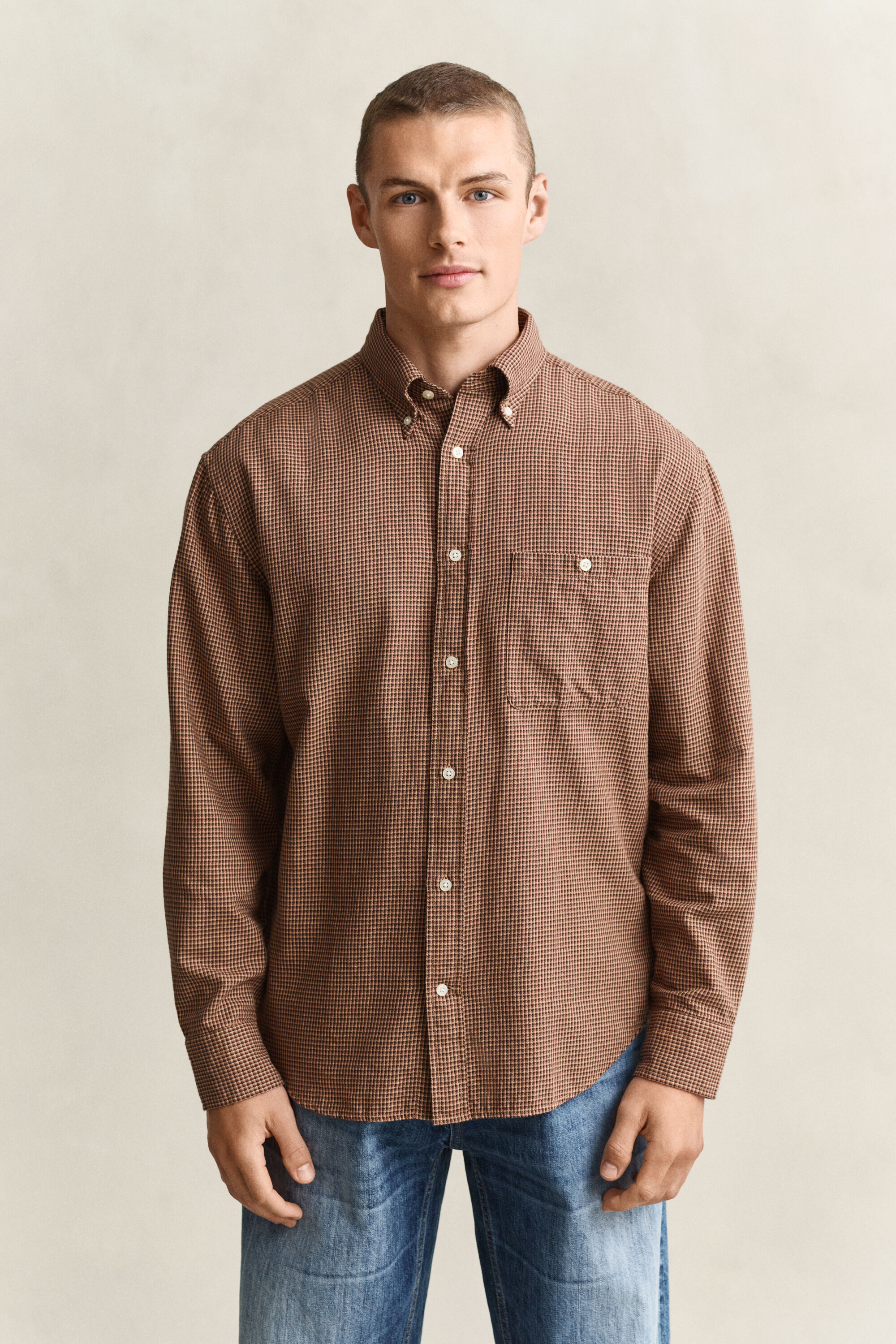Camisa com padrão de xadrez Member Exclusive