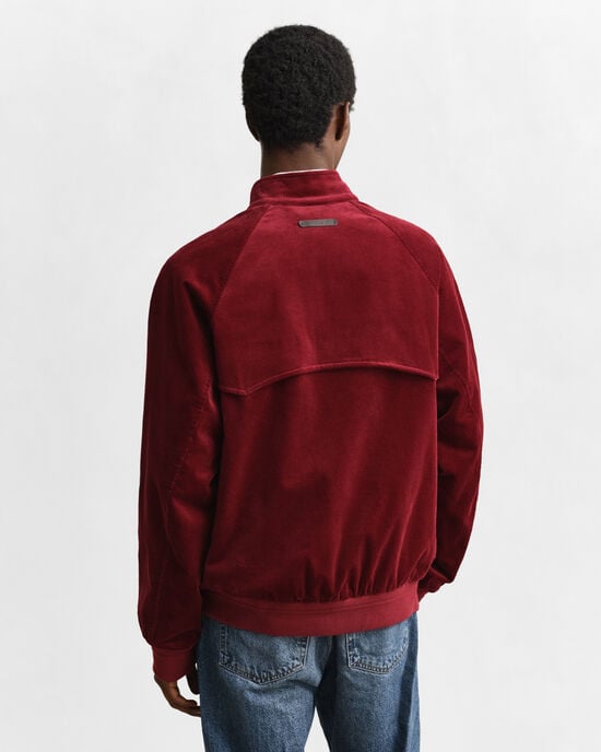 Casaco Harrington em bombazina