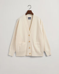 Casaco de malha liso oversized