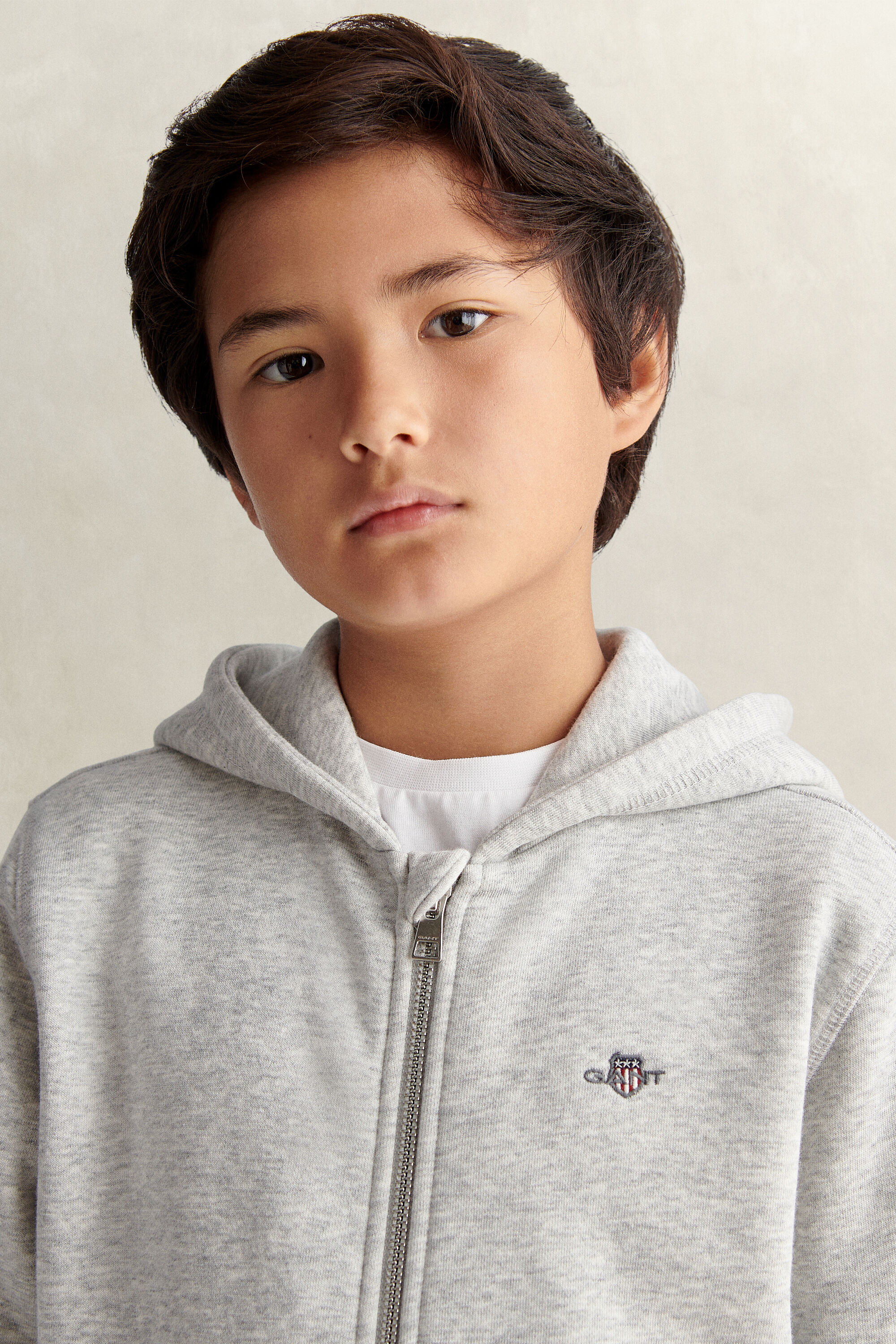 Sweatshirt com capuz e fecho de correr Shield Teens