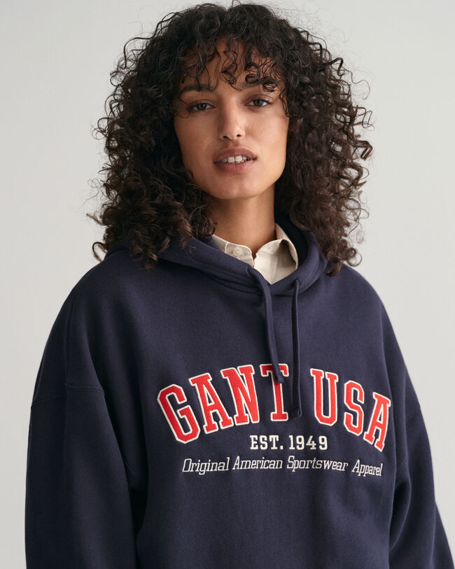Sweatshirt com capuz GANT USA