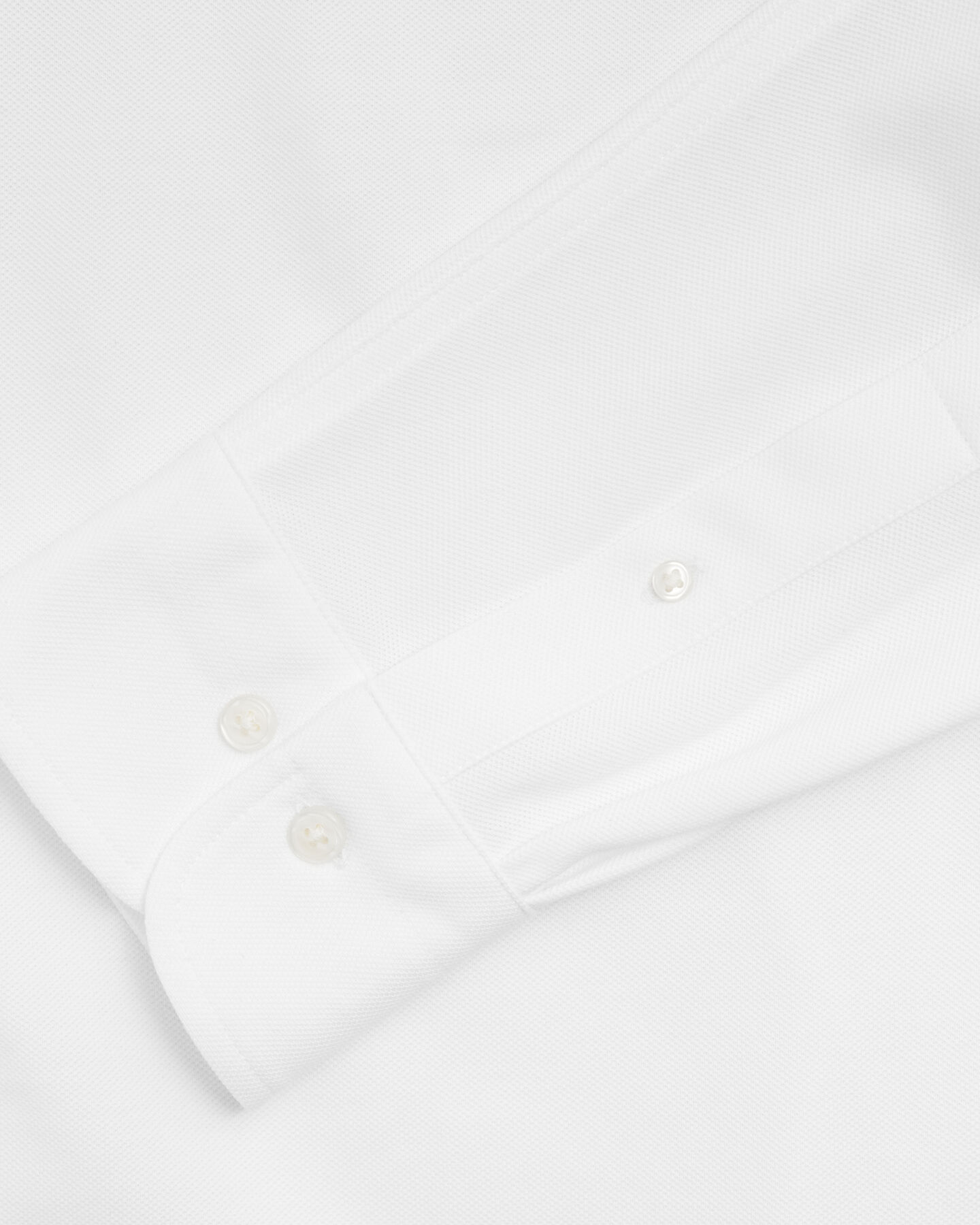 Camisa em algodão piqué e jersey regular fit