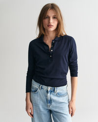 Polo de mangas compridas sem costuras