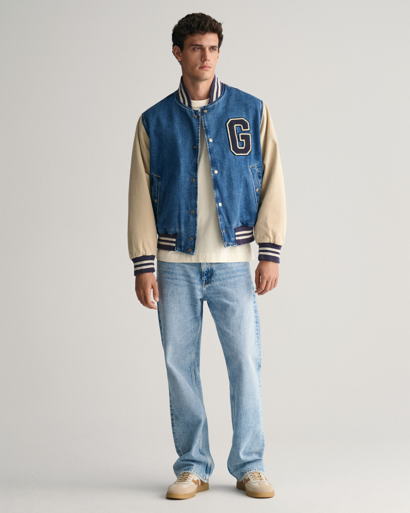 Calças de ganga com perna larga loose fit