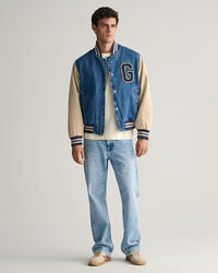 Calças de ganga com perna larga loose fit