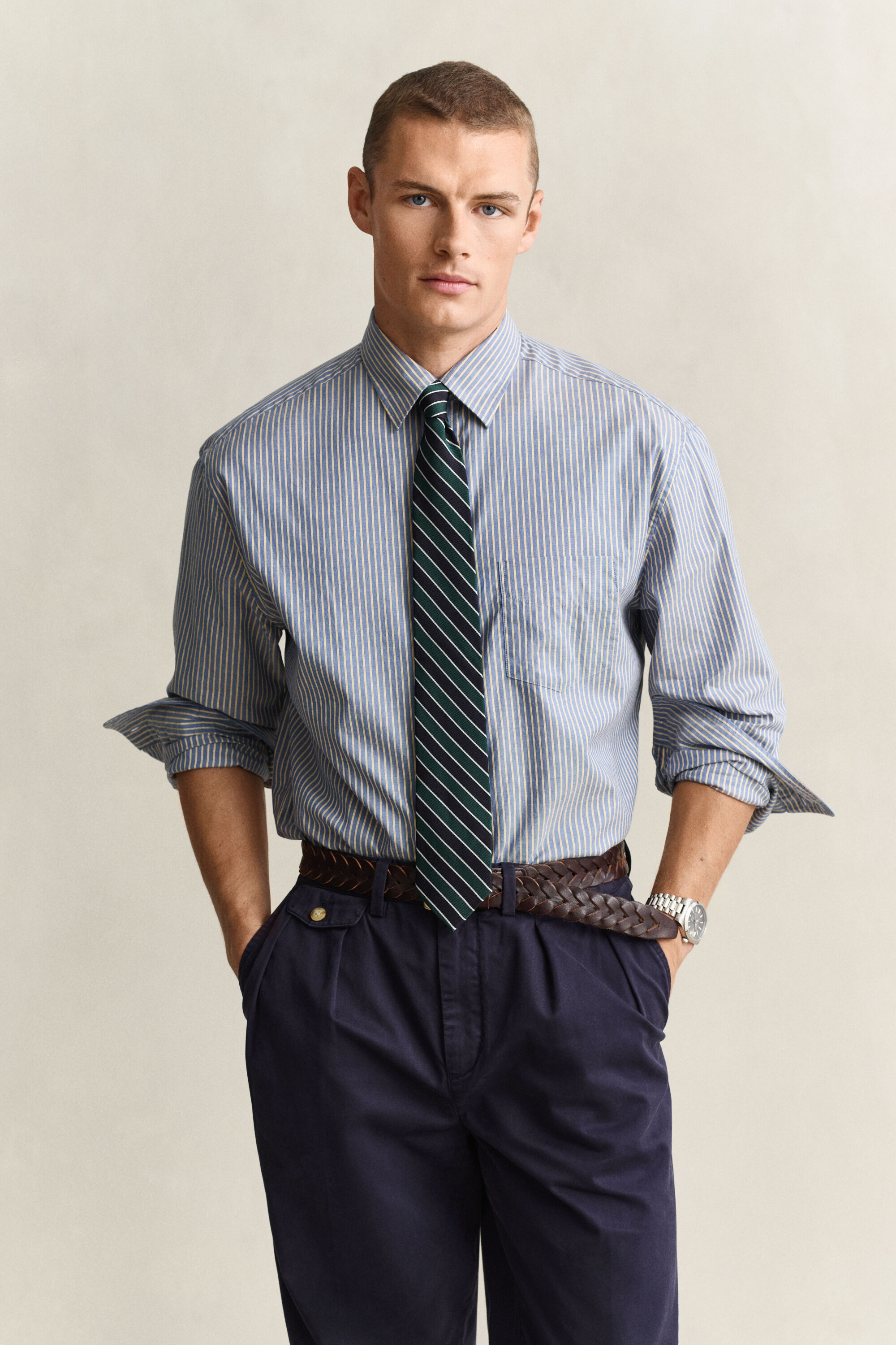 Camisa às riscas Member Exclusive