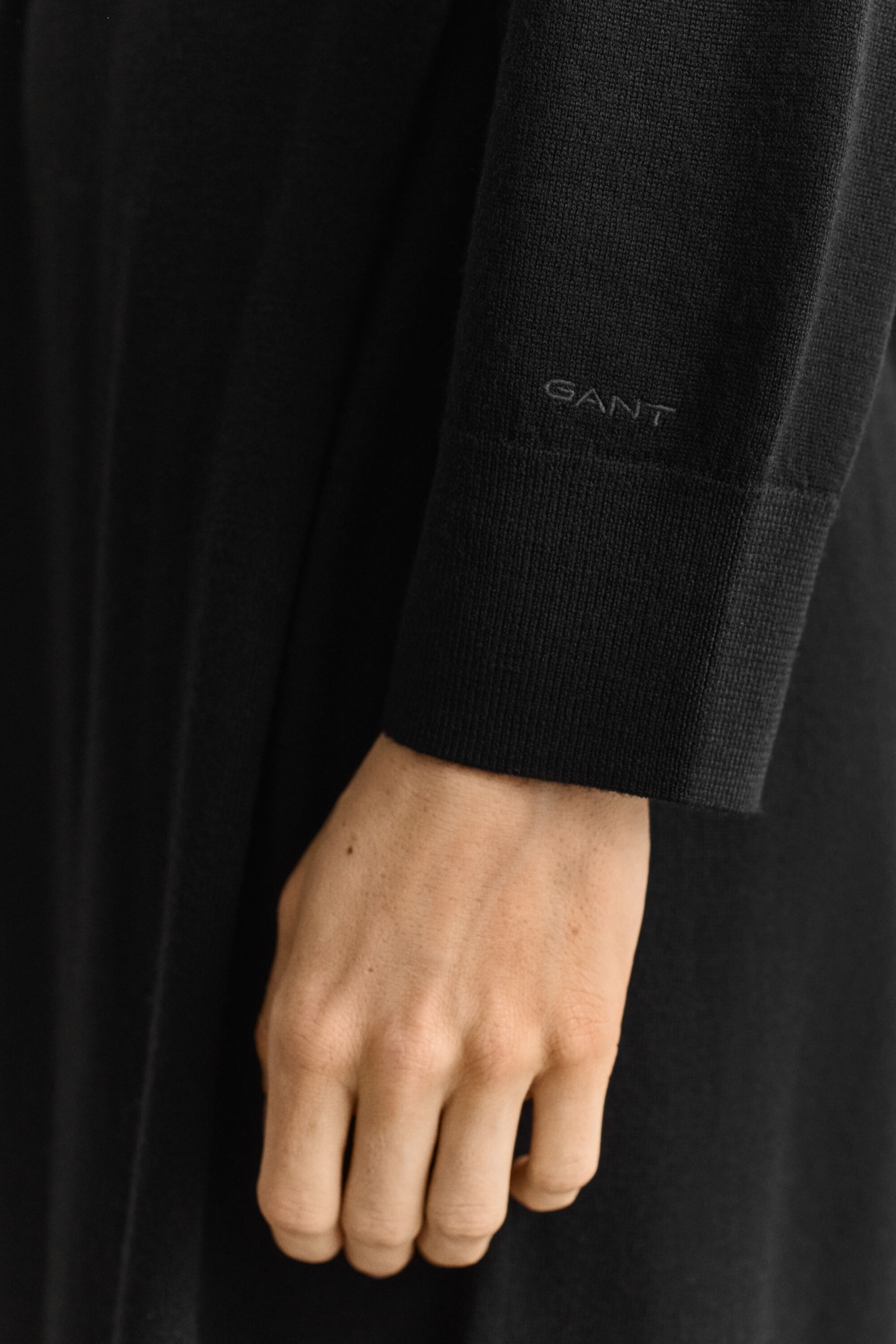 Vestido em lã de merino extrafina