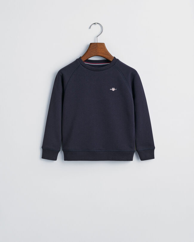 Sweatshirt com decote redondo Shield Kids