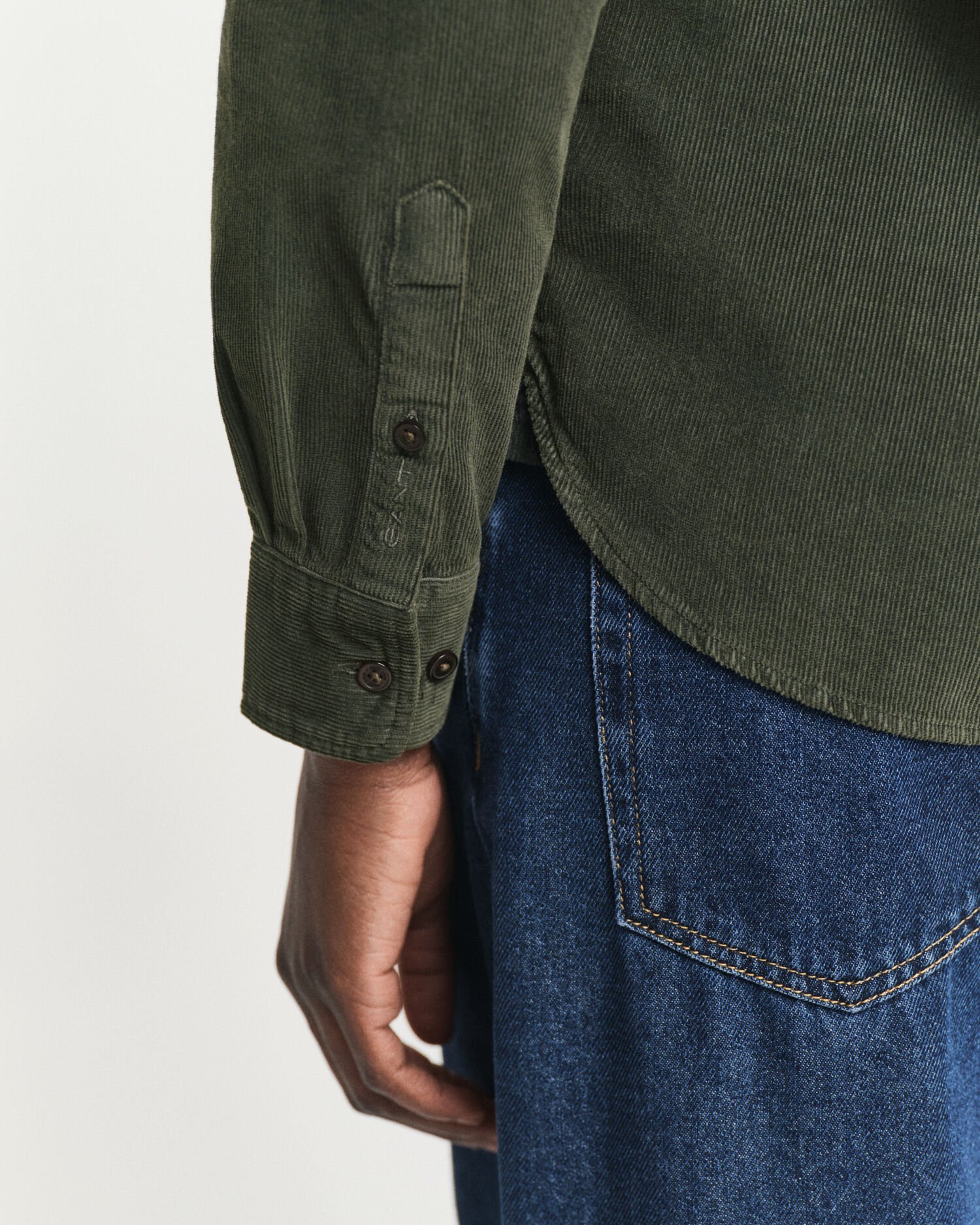 Camisa de bombazina regular fit