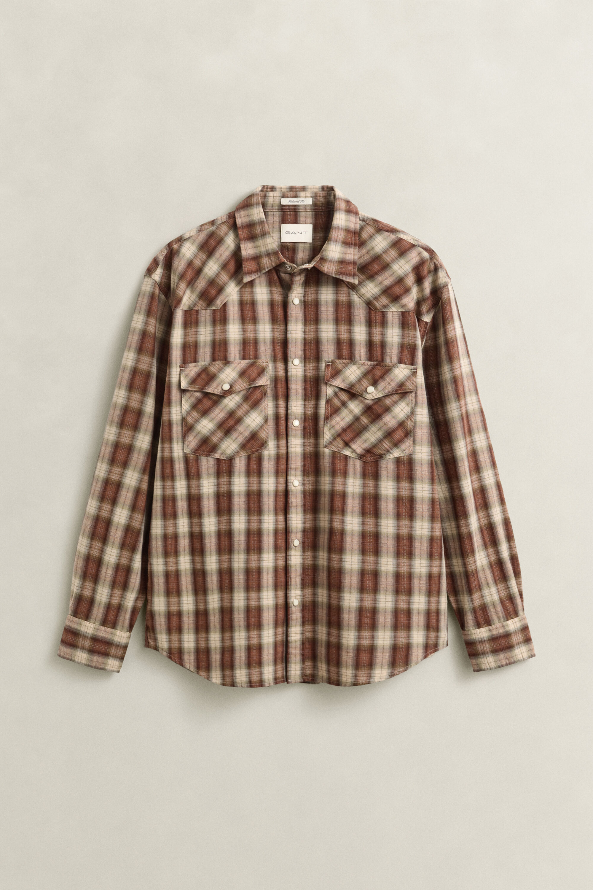 Camisa Rodeo com padrão de xadrez