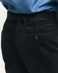 Calças de fato em bombazina slim fit