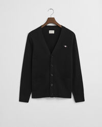 Casaco de malha de algodão informal