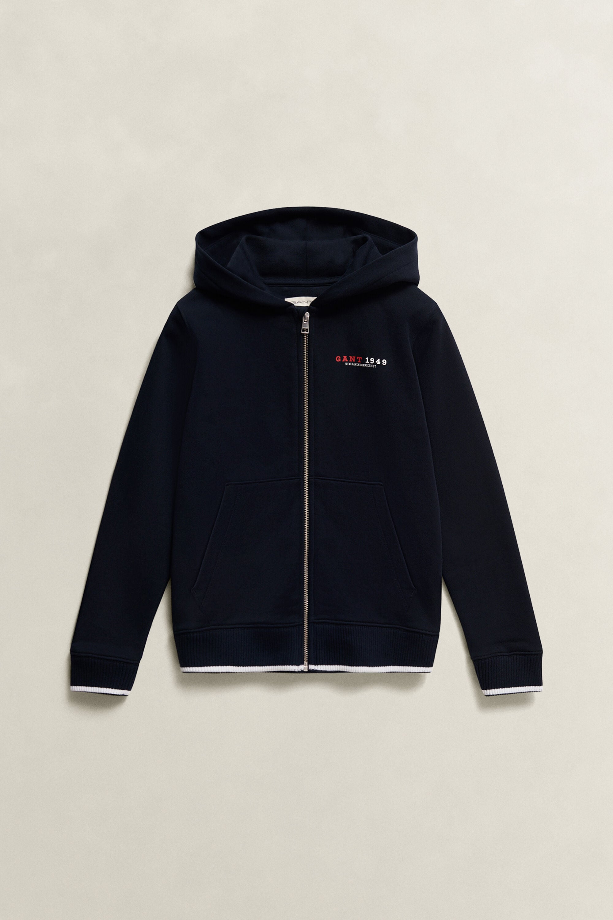 Sweatshirt com capuz e fecho Collegiate Graphic Boys
