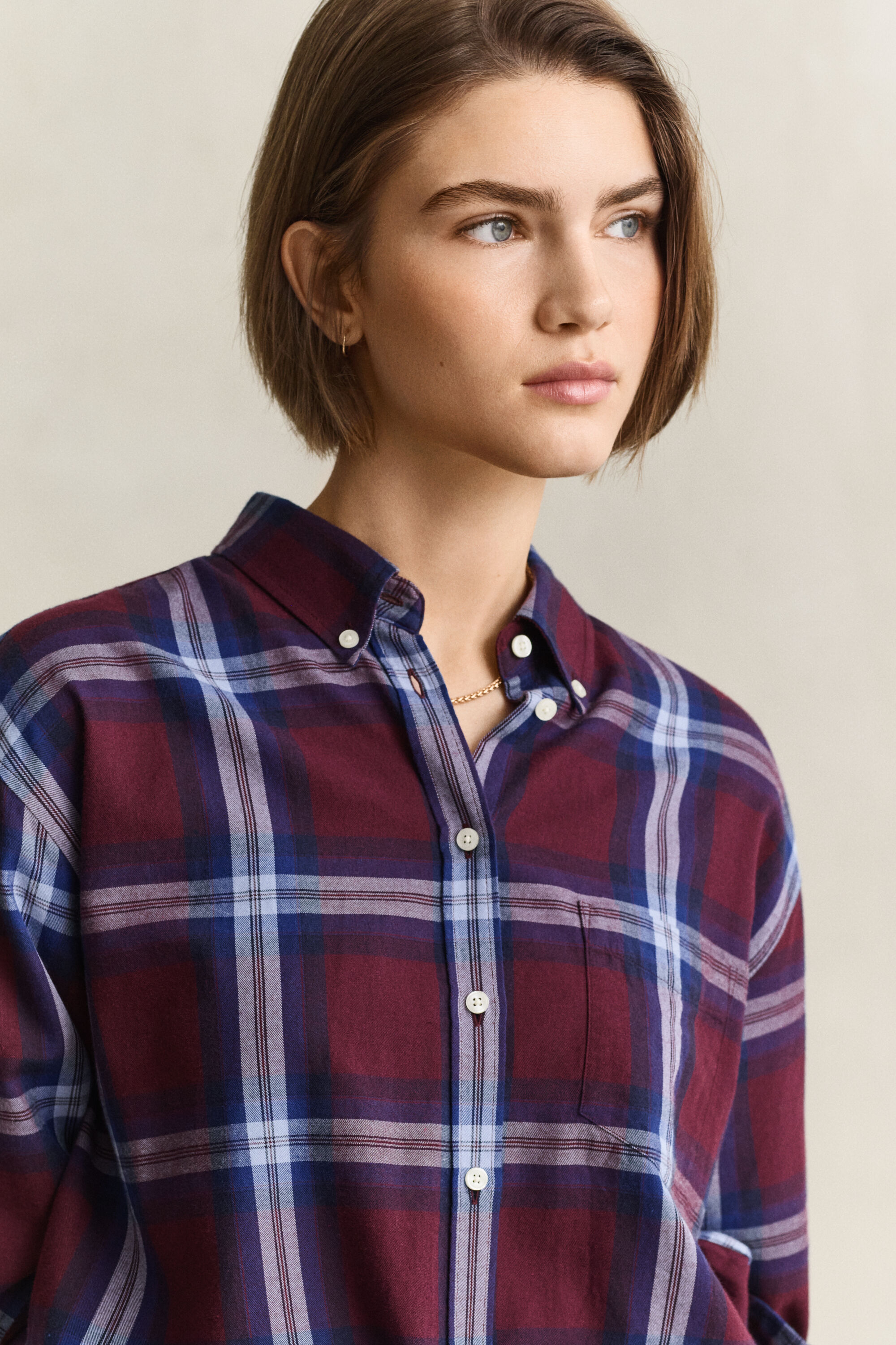 Camisa de flanela relaxed fit