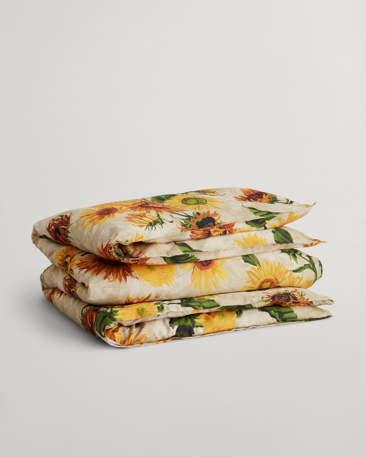 Edred&atilde;o individual com estampado Sunflower