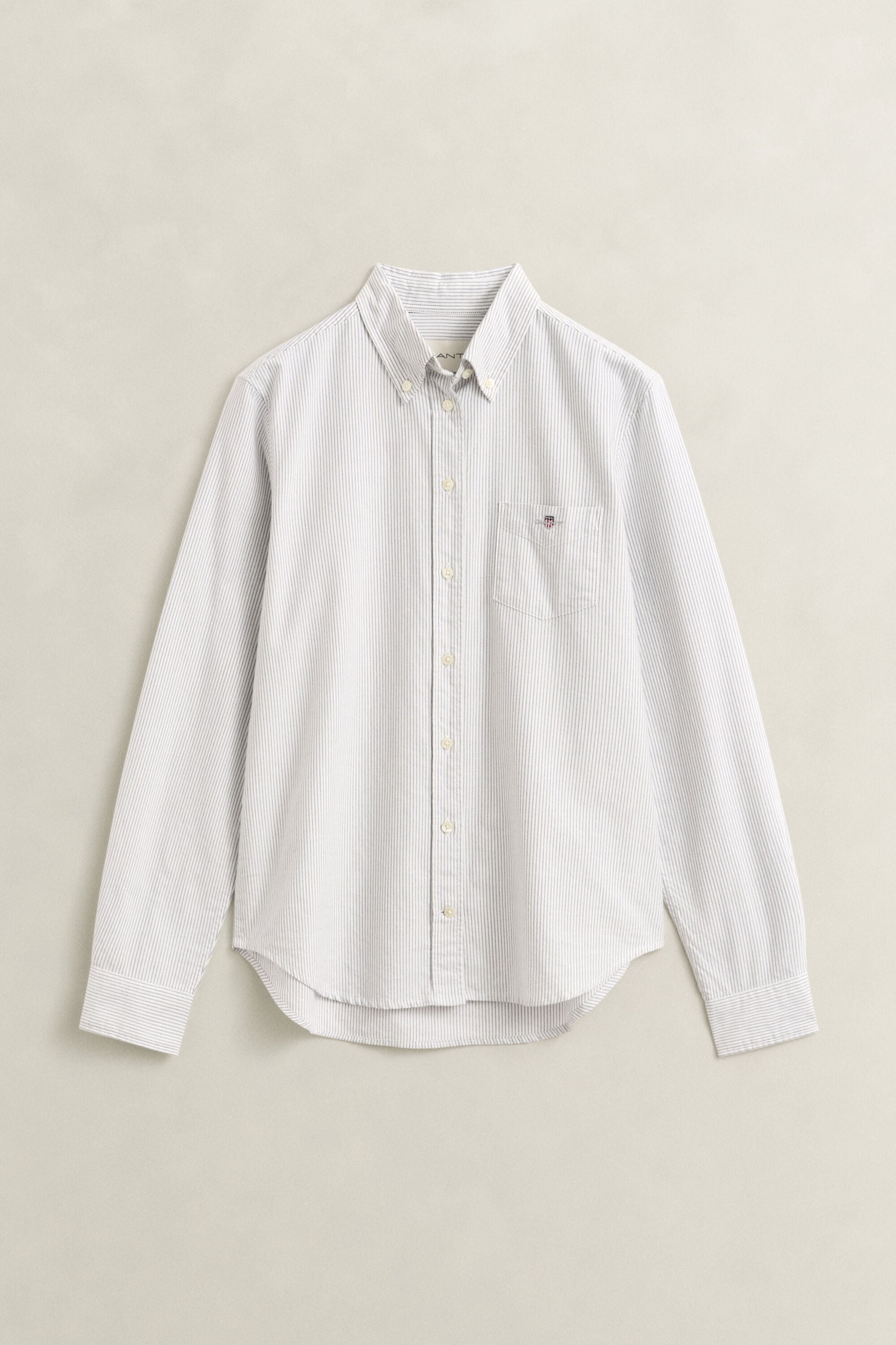 Camisa Oxford às riscas Classic