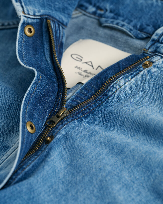 Casaco de ganga relaxed fit