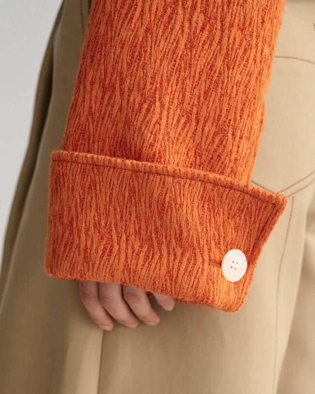 Casaco curto Bouclé