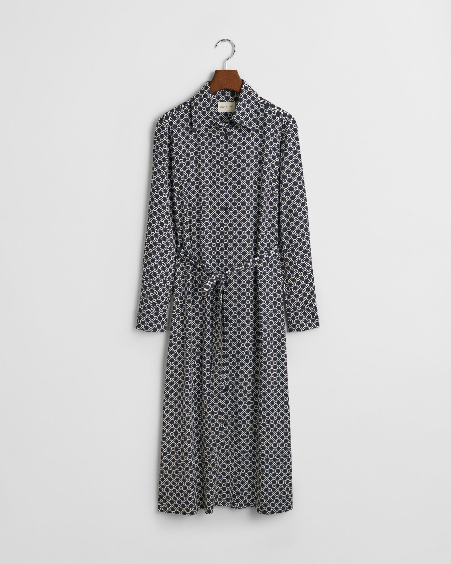 Vestido-camisa com estampado Geometric