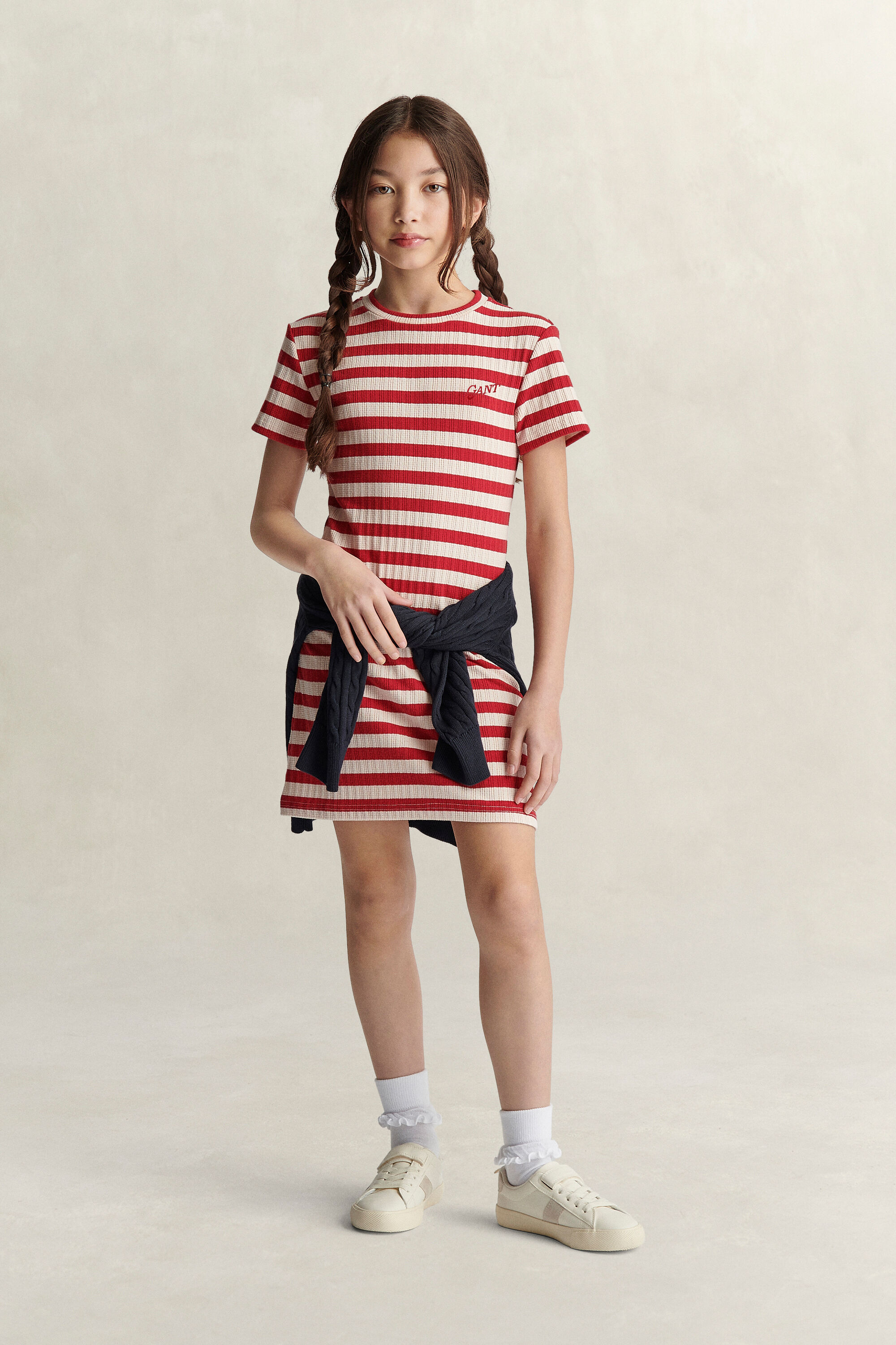 Vestido às riscas Teen Girls