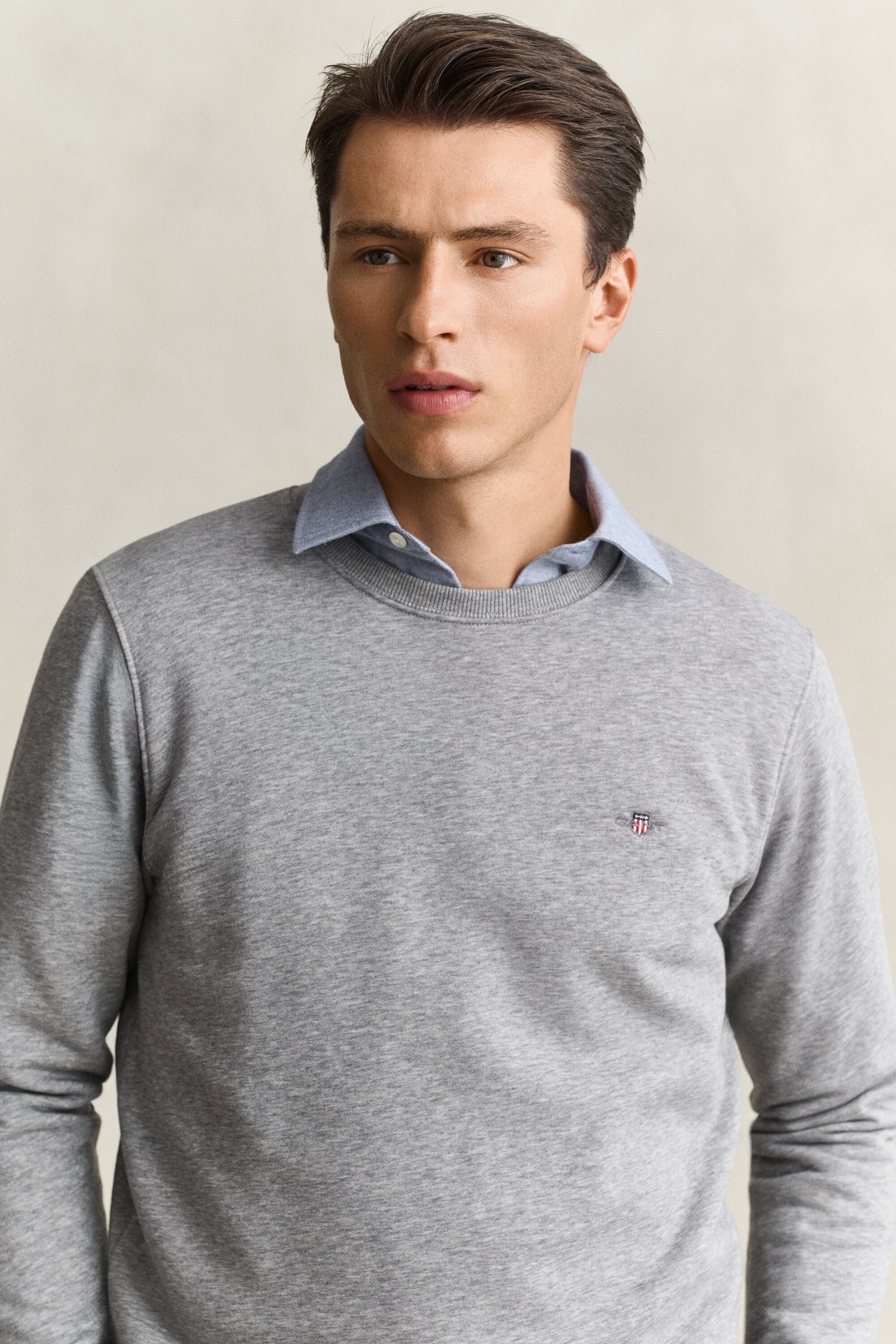 Sweatshirt com decote redondo Shield