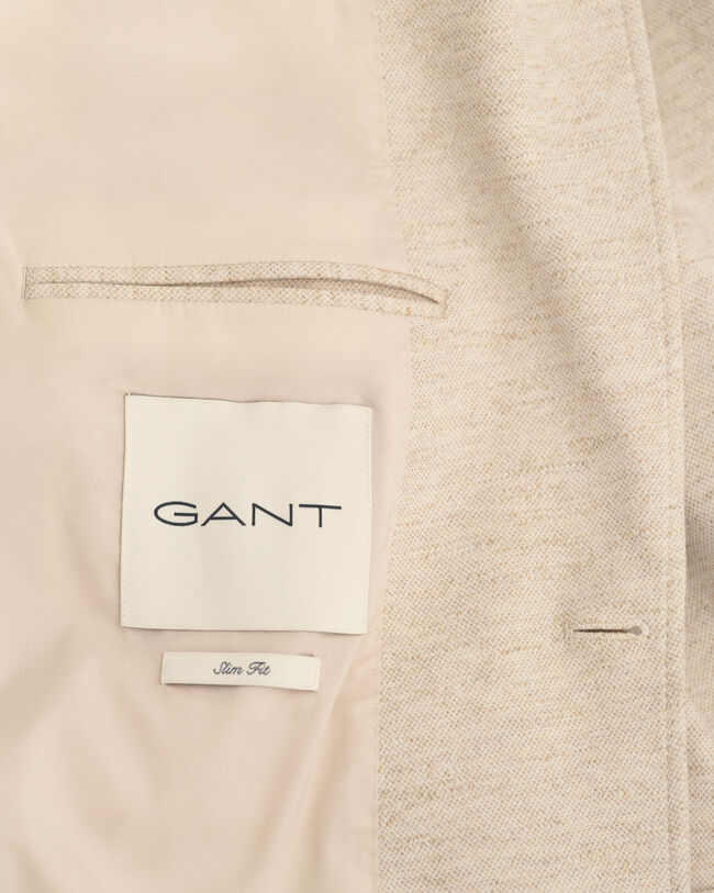 Blazer em linho e algodão