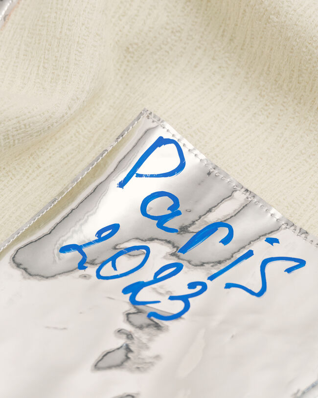 Blank Canvas Project x Harry Nuriev Boucl&eacute; GANT Varsity Jacket