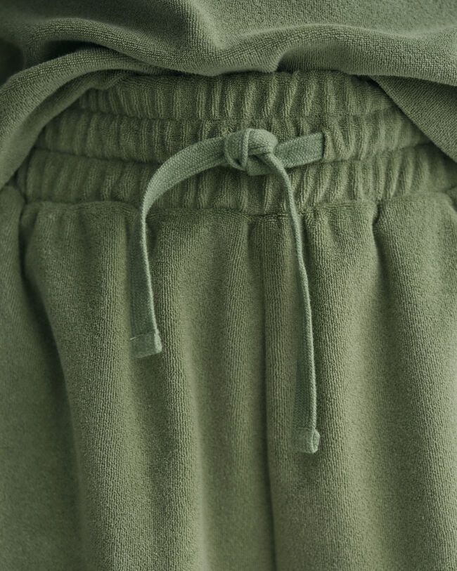 Cal&ccedil;&otilde;es com cintura subida Terry Cloth Teen Girls