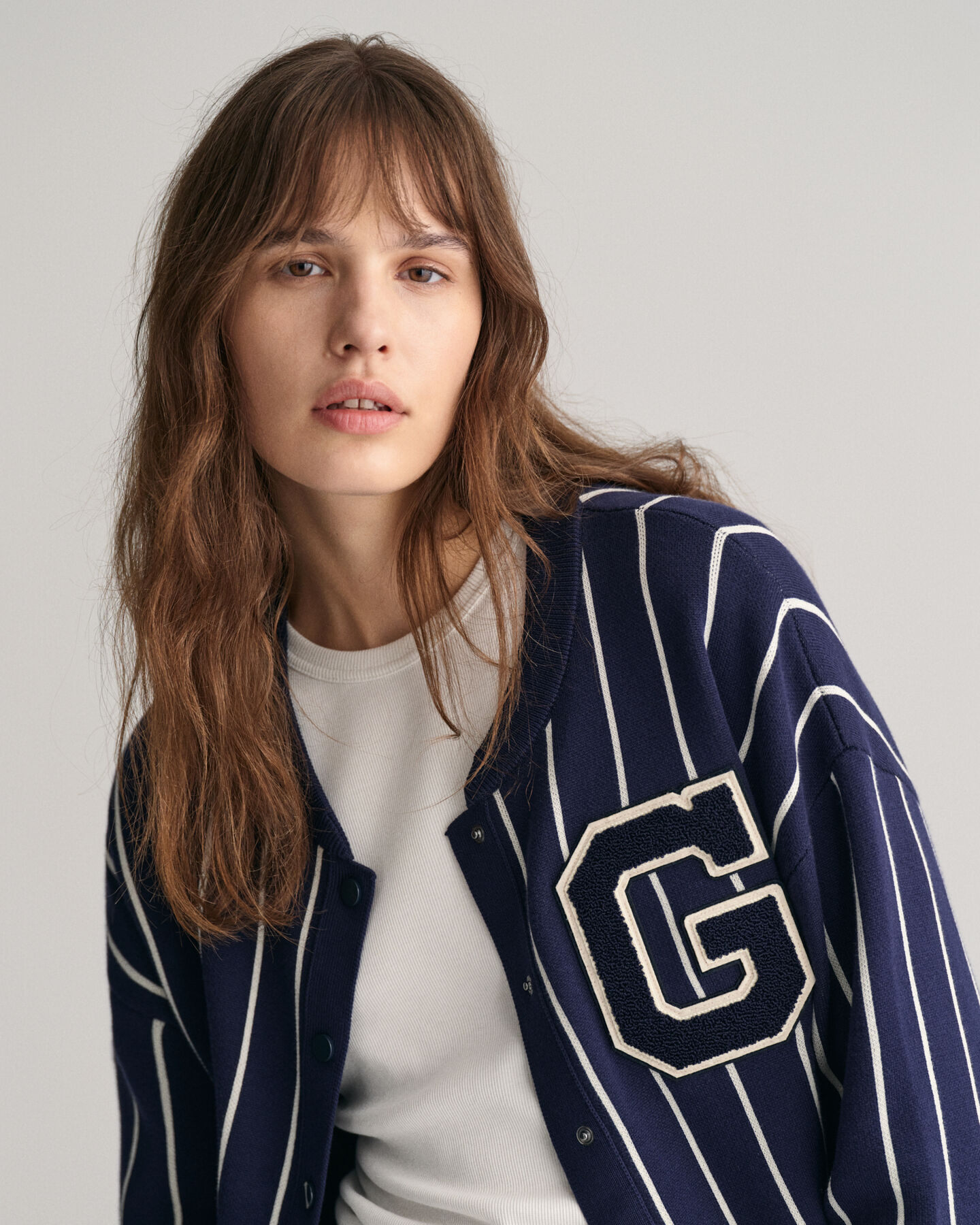 Casaco de malha bomber GANT Varsity