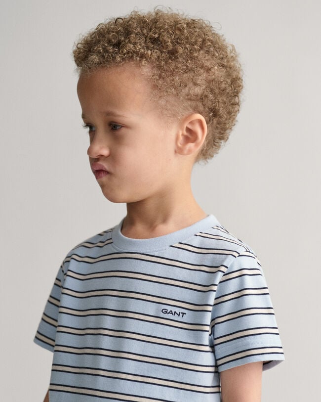 T-shirt &agrave;s riscas Kids