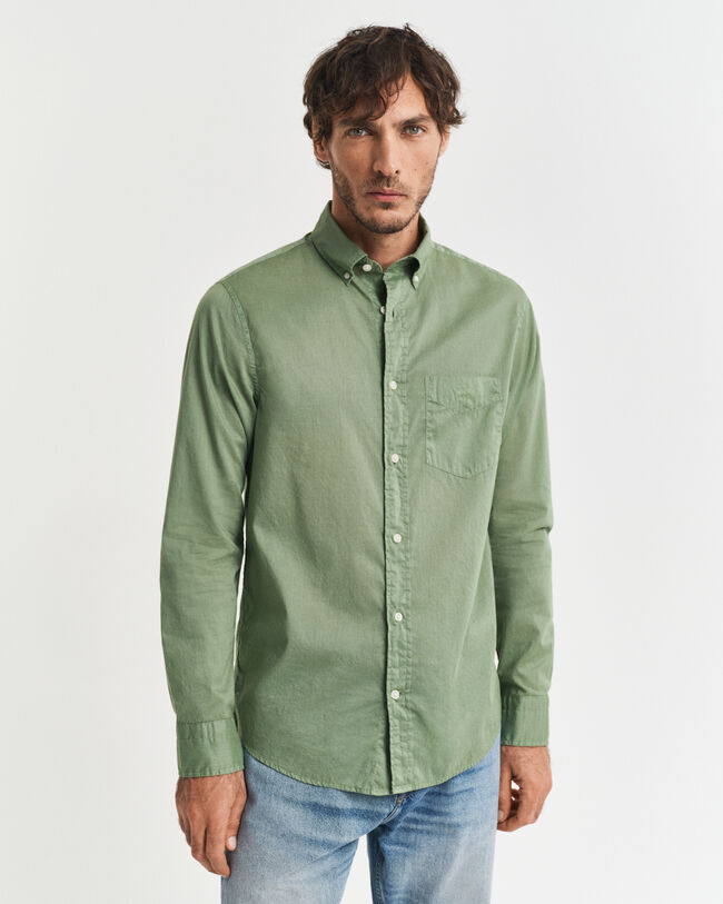Camisa Sunfaded em voile regular fit