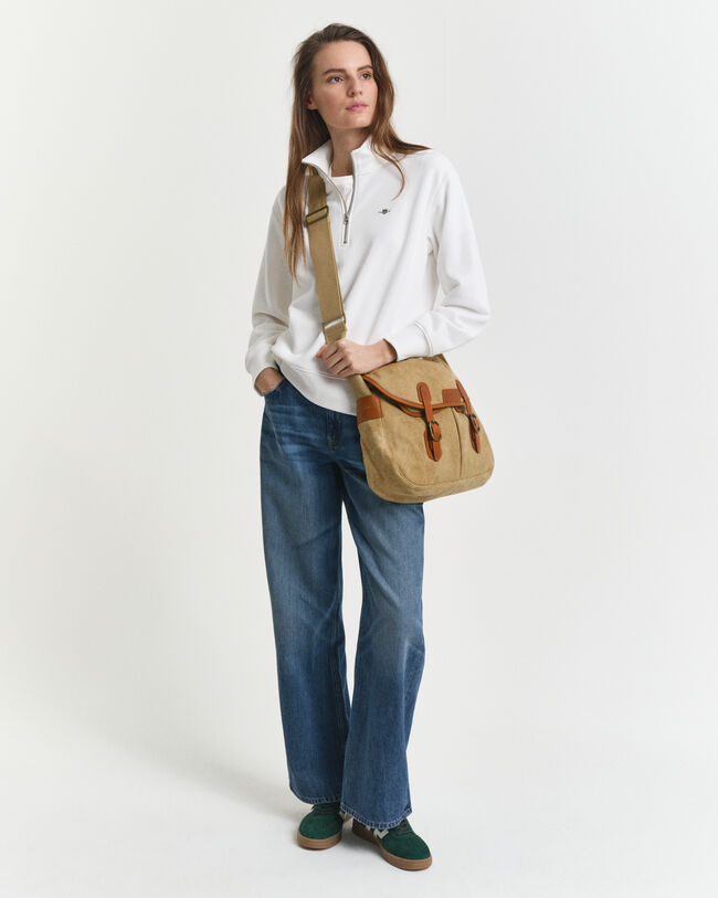 Sweatshirt com meio fecho de correr Shield