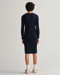 Vestido em malha entrelaçada