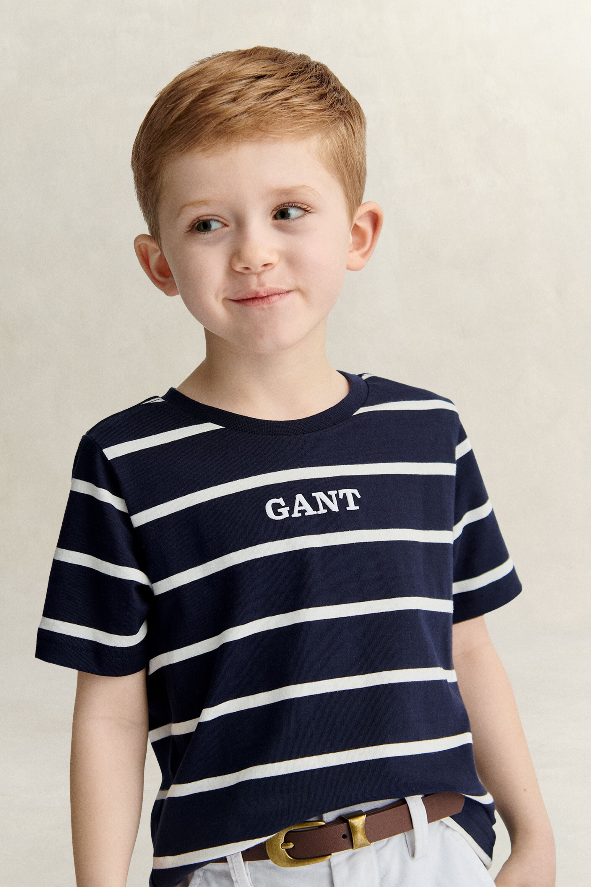 T-shirt gráfica às riscas Boys