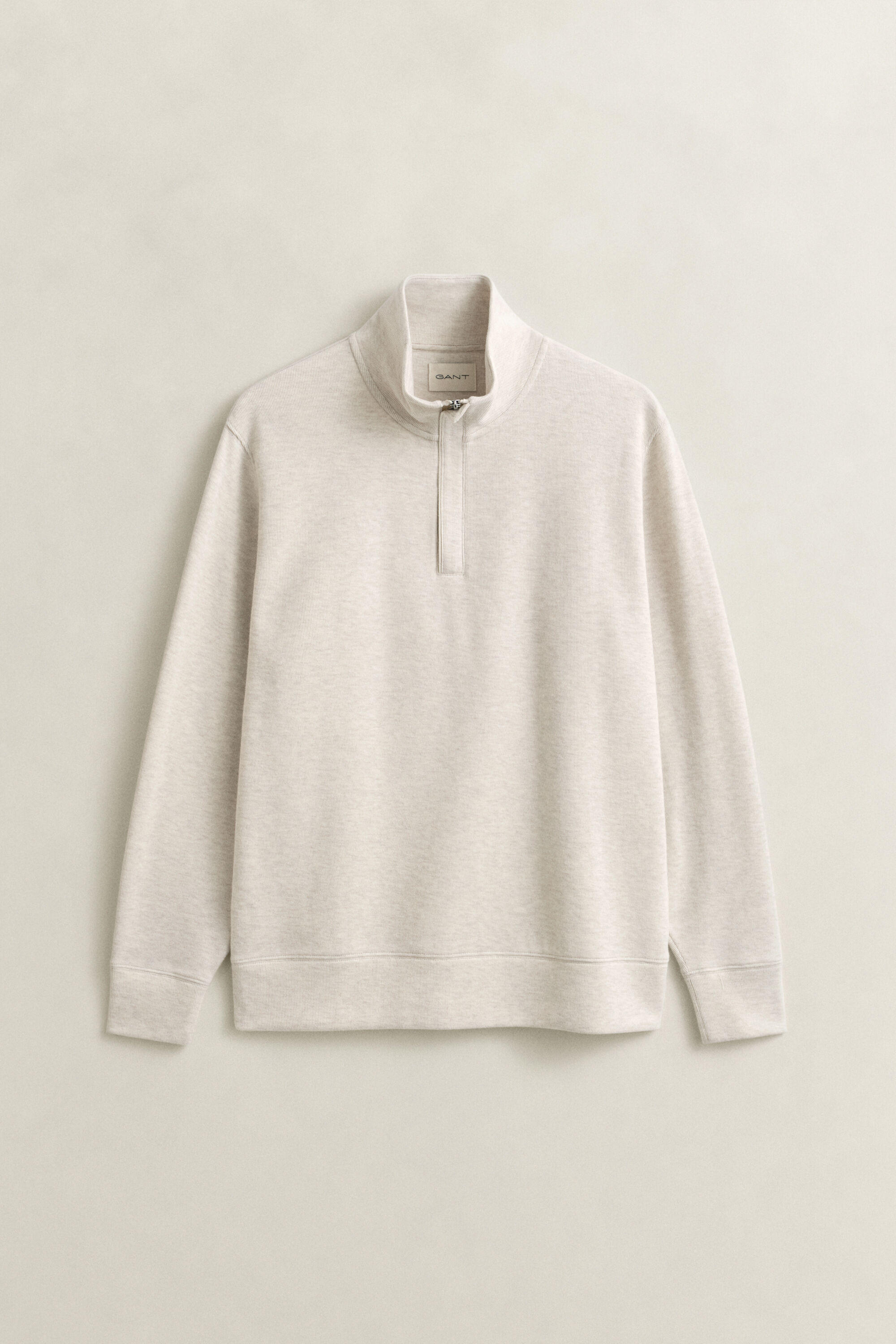 Sweatshirt com meio fecho Sacker Rib