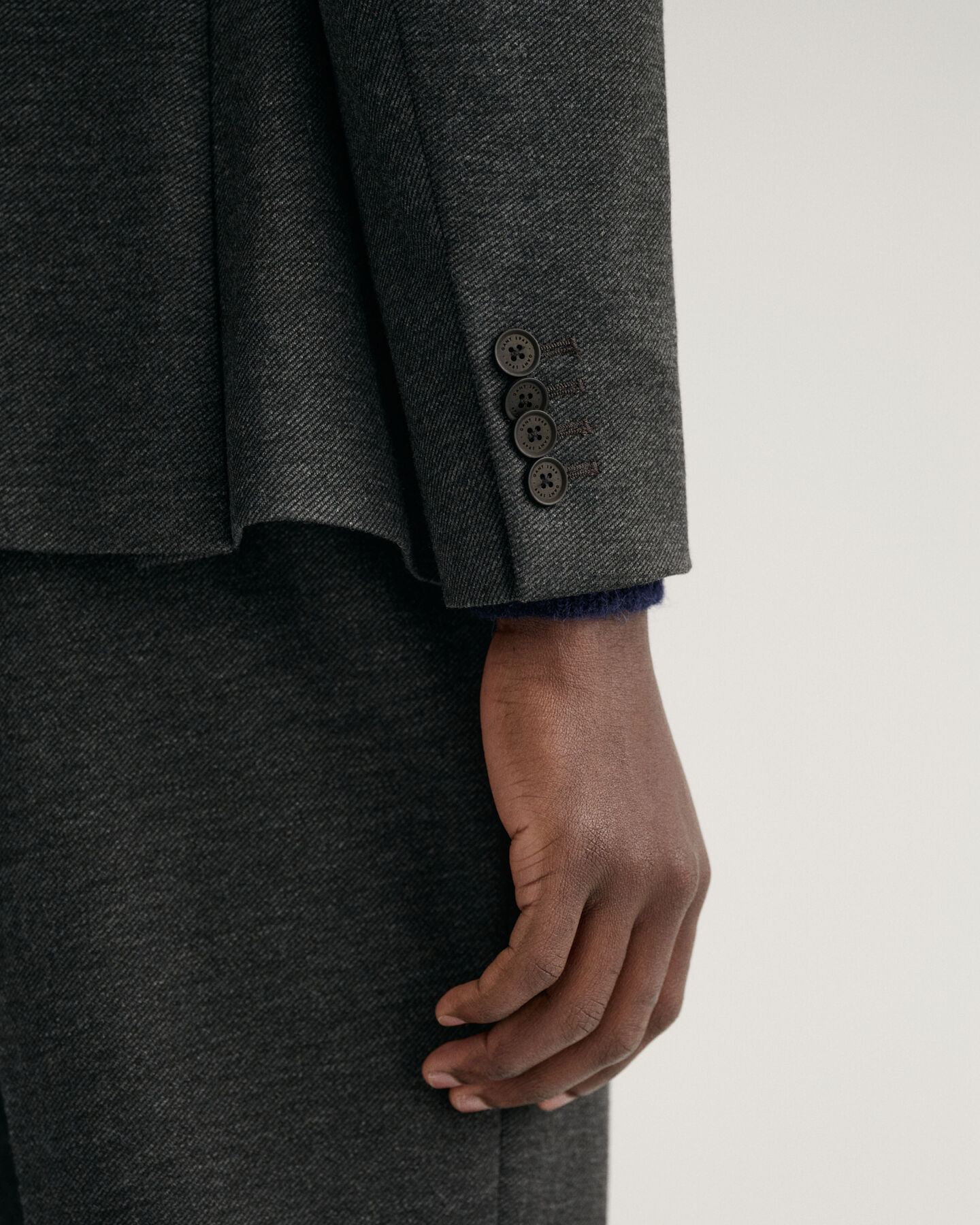 Blazer de fato em jersey