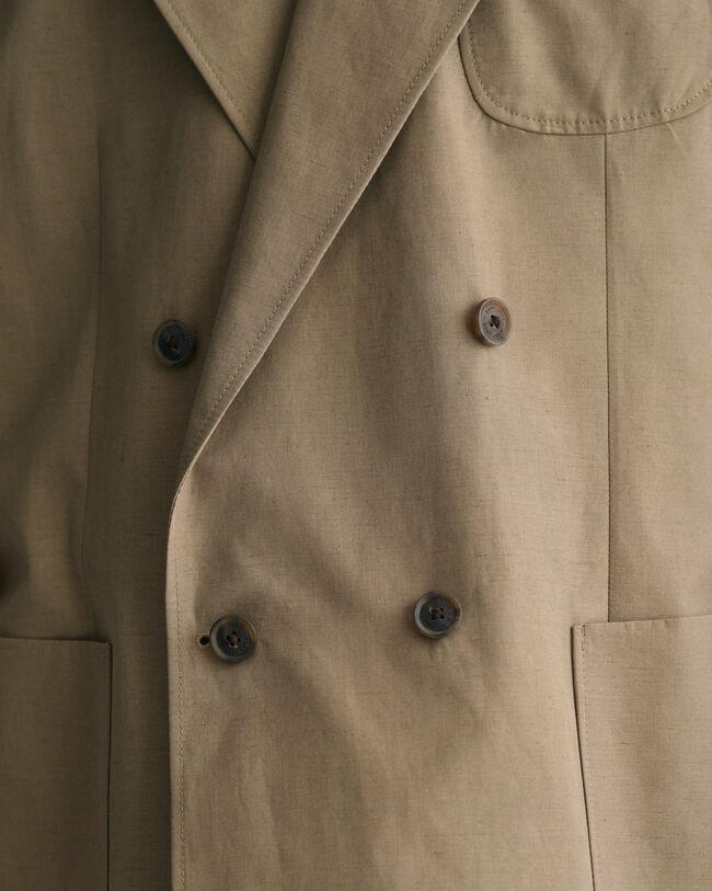 Blazer de fato de trespasse Safari oversized