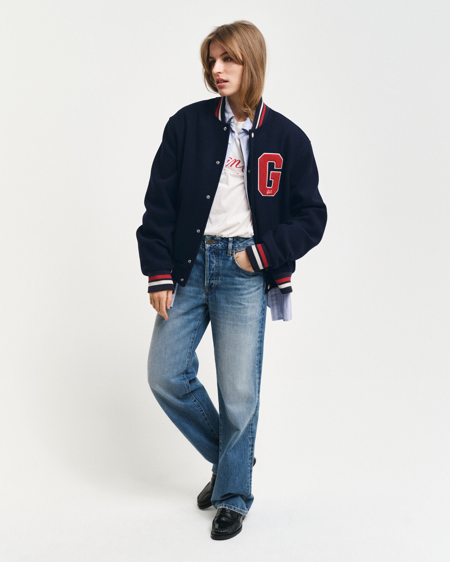 GANT Varsity Jacket em mistura de lã
