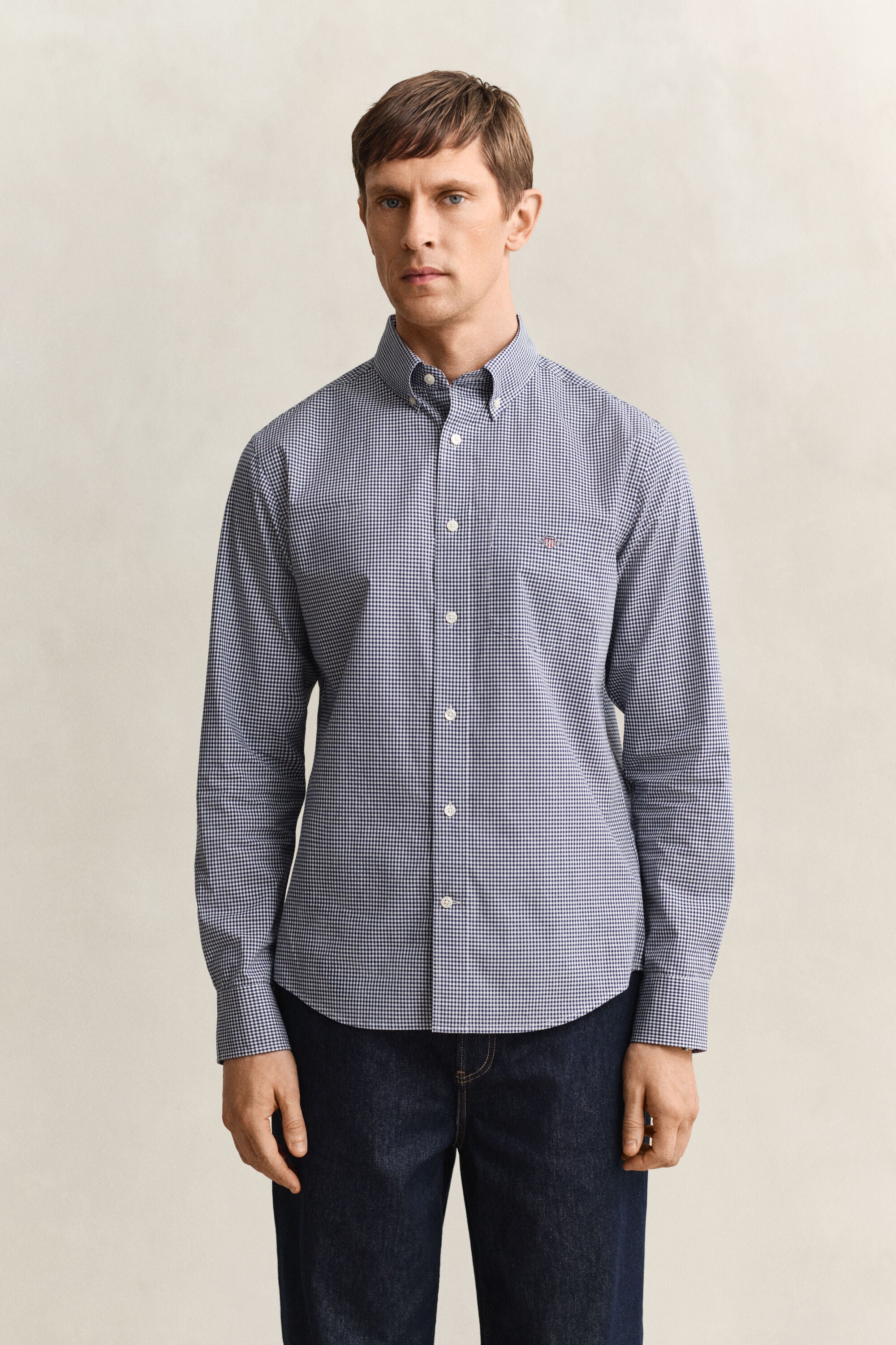 Camisa em popelina Gingham Classic