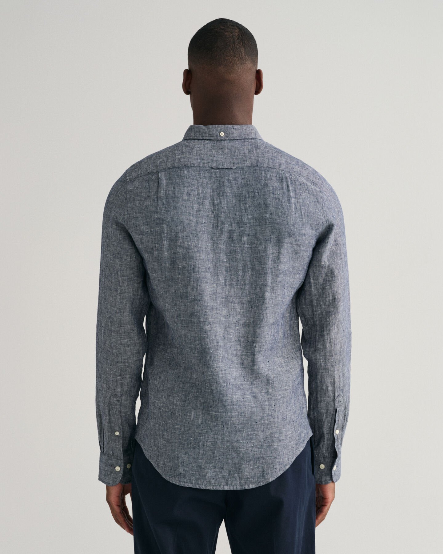 Camisa de linho slim fit