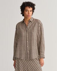 Camisa Geometric relaxed fit