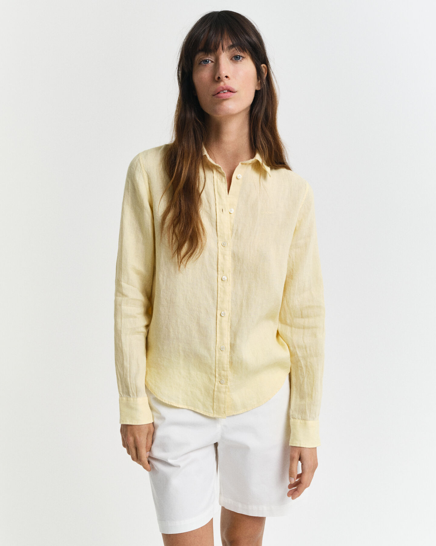 Camisa de linho regular fit