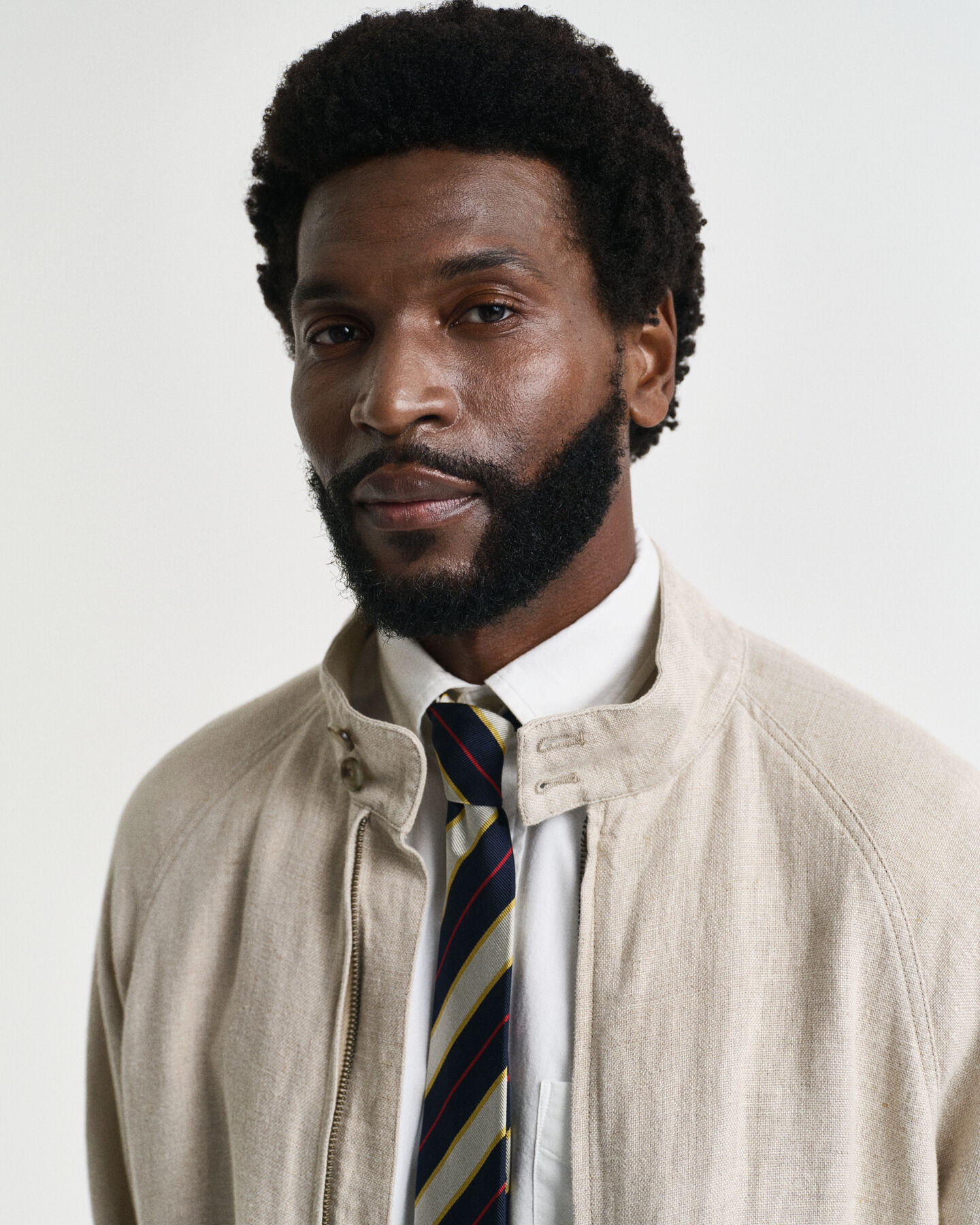 Casaco Harrington em linho