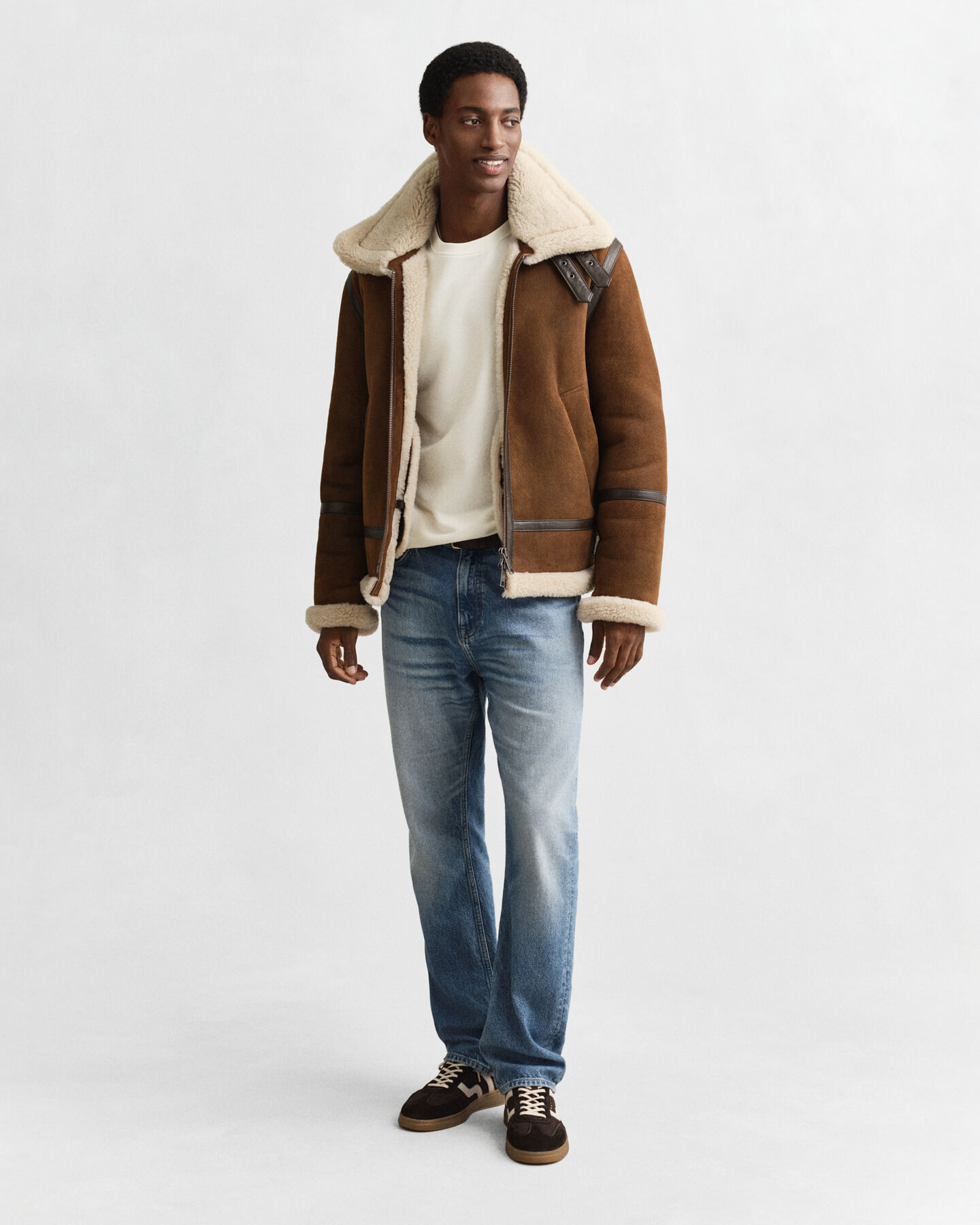 Sweatshirt com decote redondo Shield