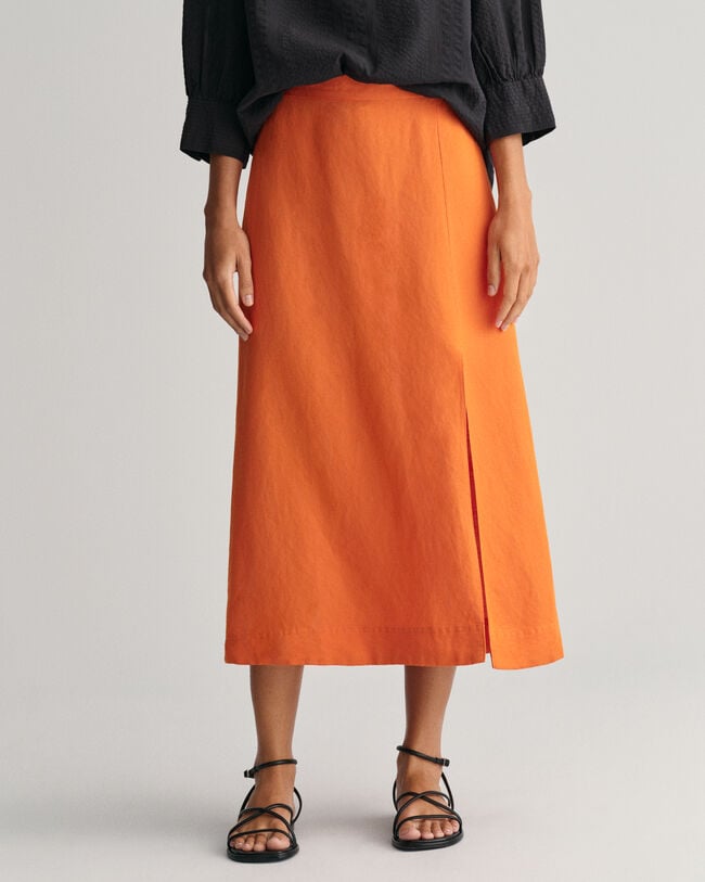 Saia média em mistura de linho