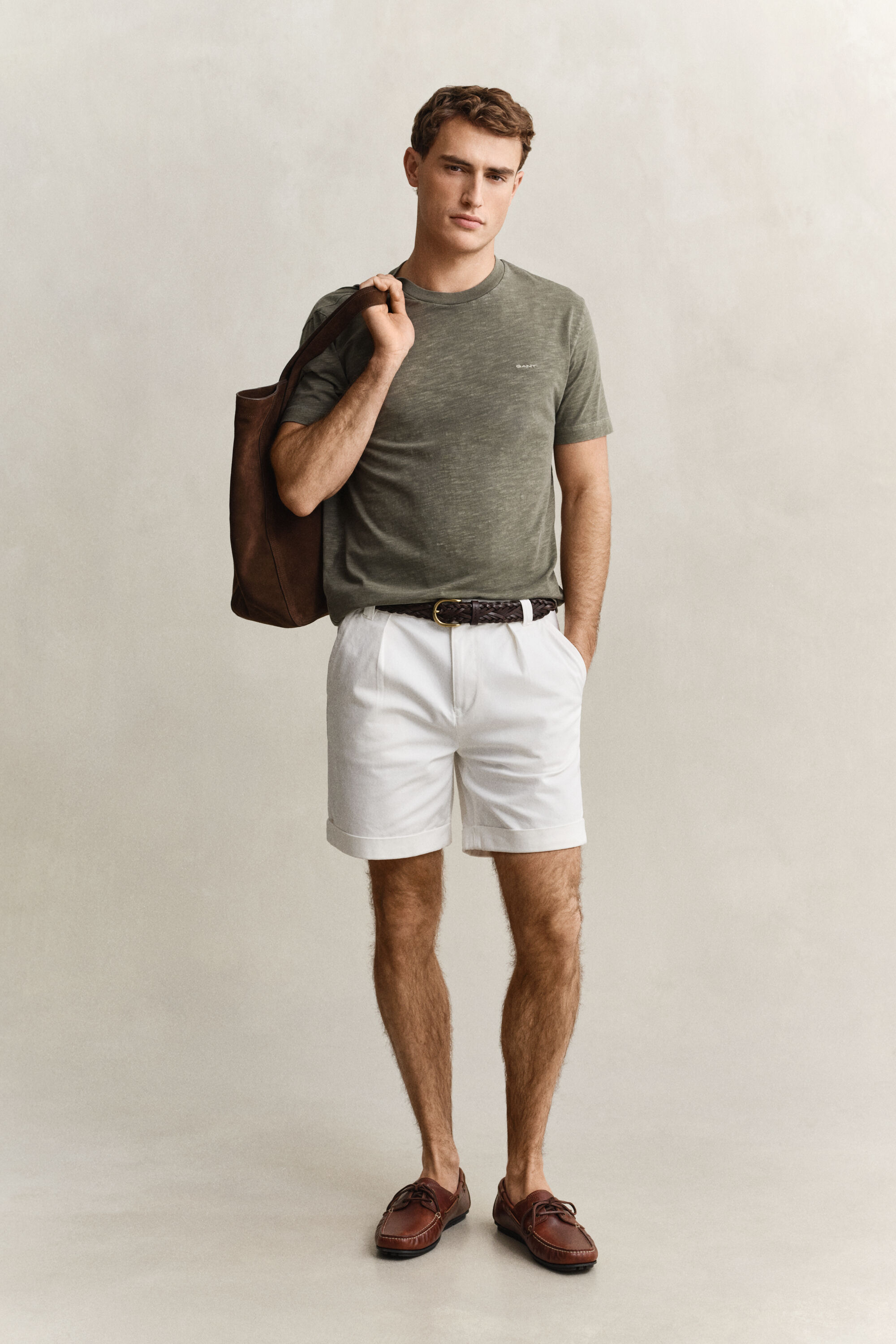 T-shirt com efeito desgastado