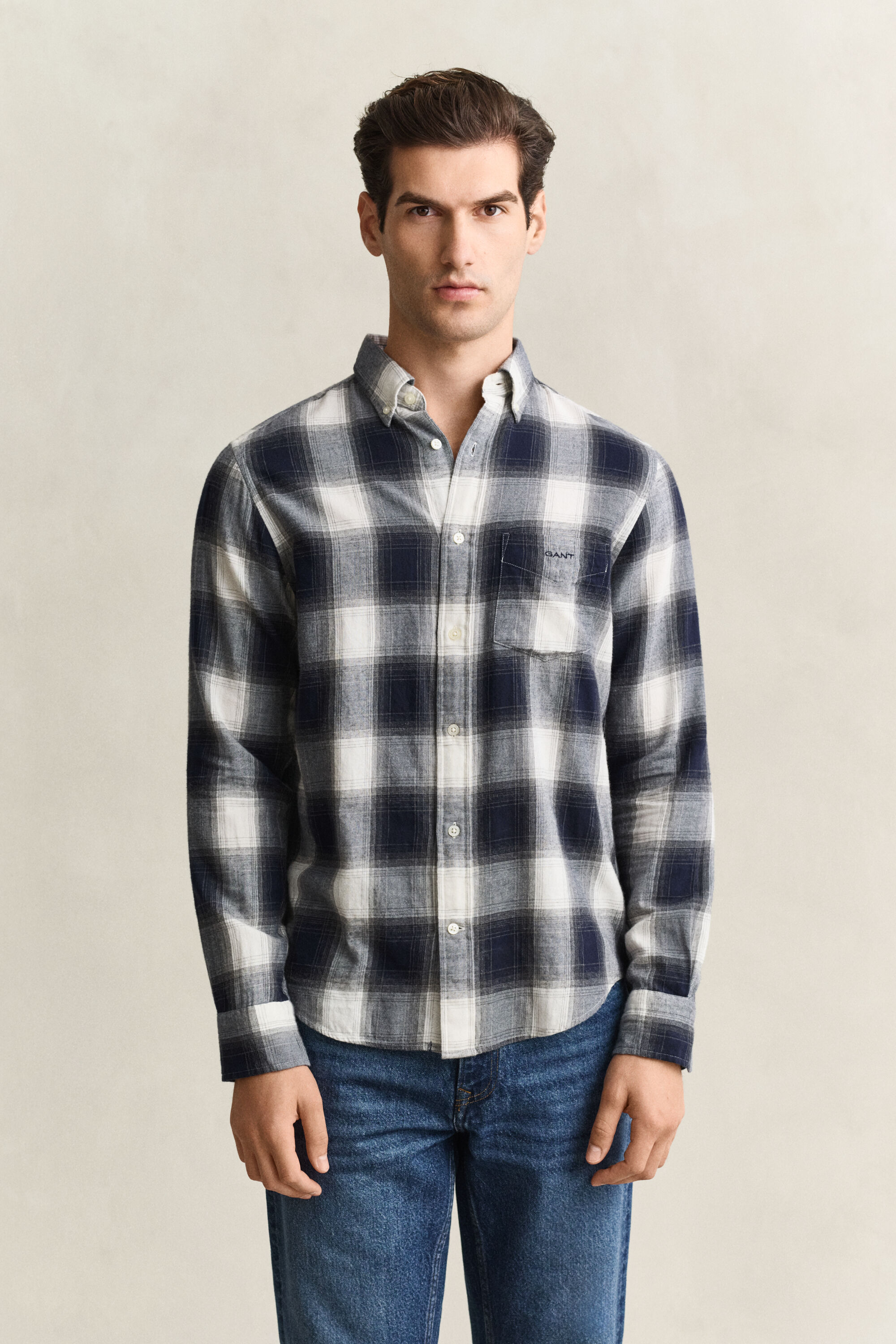 Camisa de flanela Windblown com padrão de xadrez