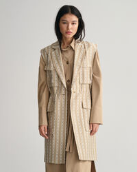 Colete em jacquard Chain